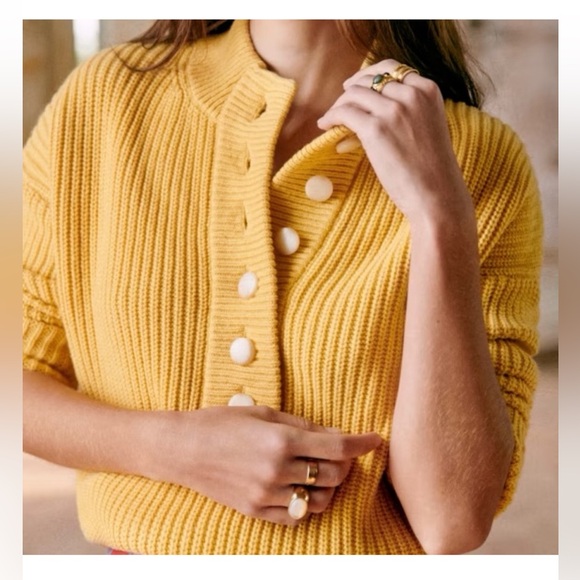 Sezane Sweaters - Sezane Lucas Jumper yellow xs